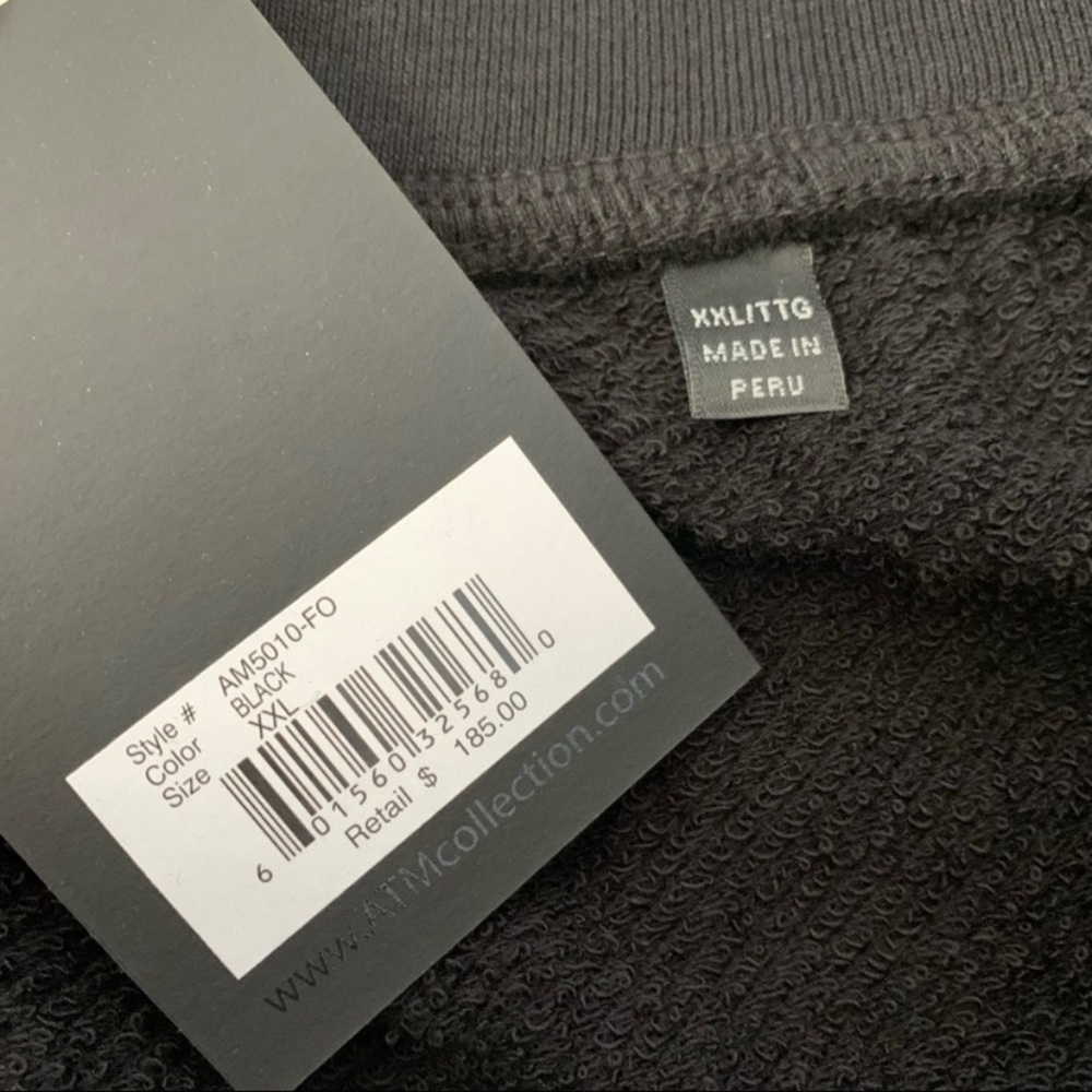 ATM Mens Black French Terry Sweatpants Size XXL NWT - Picture 9 of 15